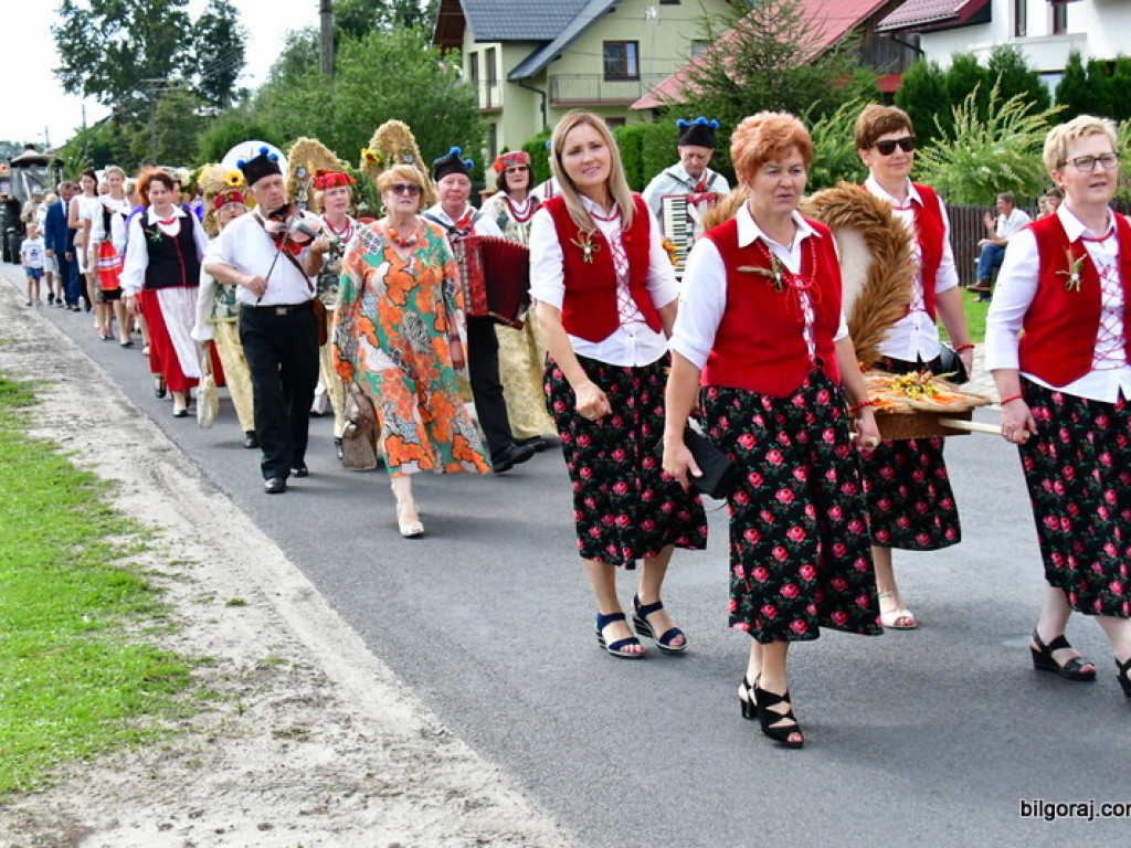 Dożynki w Gminie Tarnogród. Rolnicy świętowali w Luchowie Górnym (FOTO)