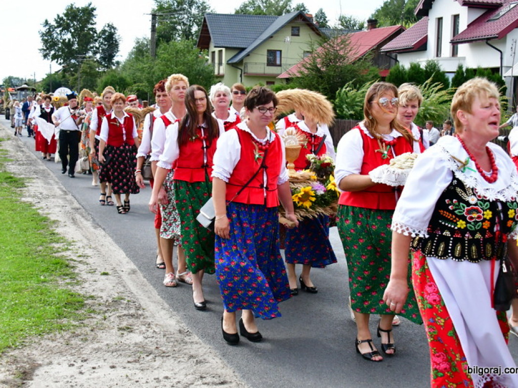 Dożynki w Gminie Tarnogród. Rolnicy świętowali w Luchowie Górnym (FOTO)