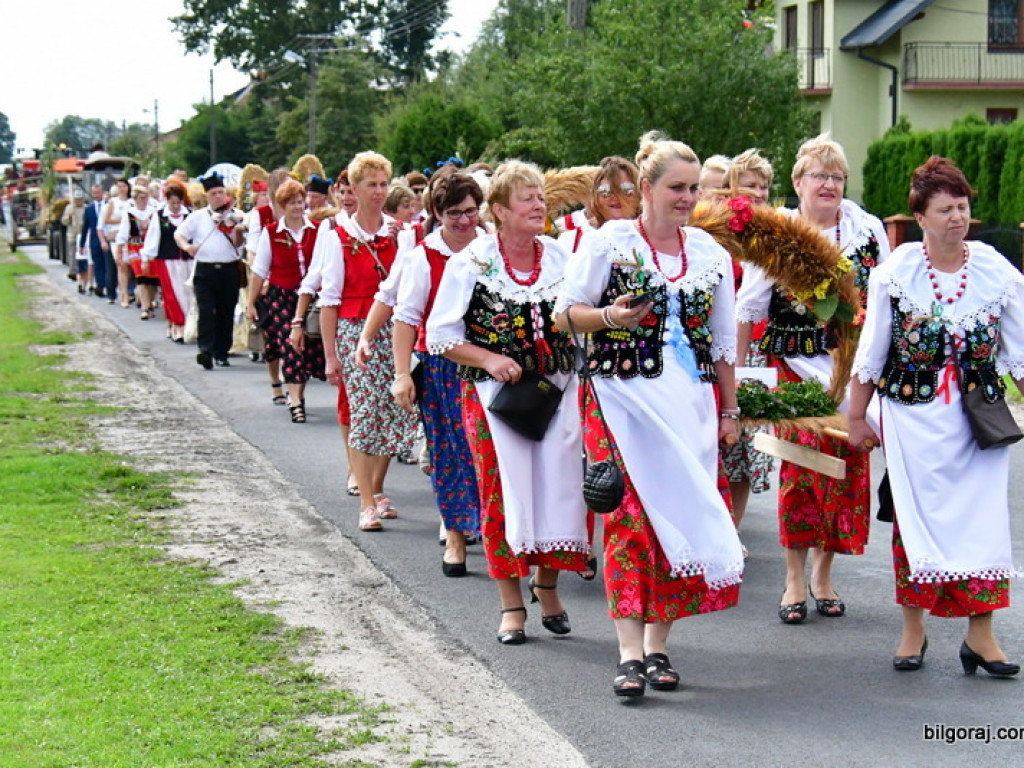 Dożynki w Gminie Tarnogród. Rolnicy świętowali w Luchowie Górnym (FOTO)