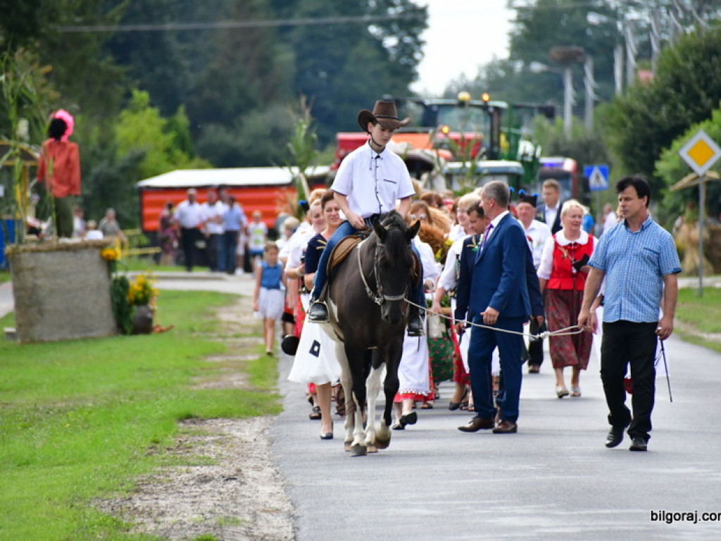 Dożynki w Gminie Tarnogród. Rolnicy świętowali w Luchowie Górnym (FOTO)
