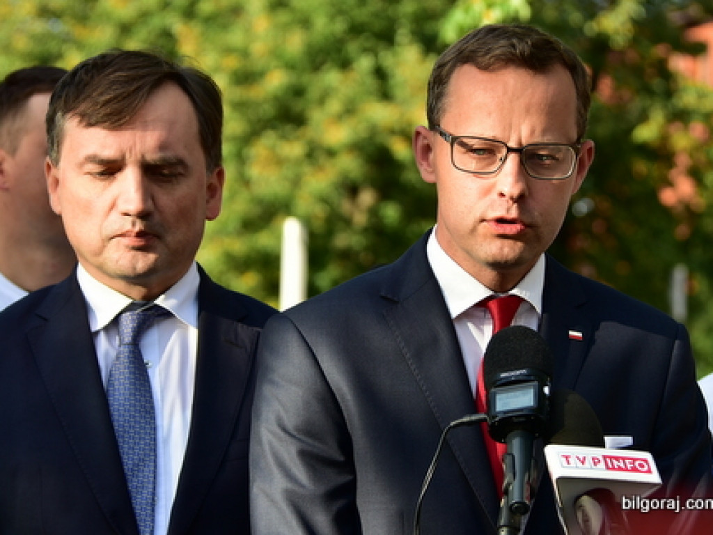 Wiceminister w Biłgoraju zainicjował kampanię wyborczą. Towarzyszył mu Zbigniew Ziobro (FOTO, VIDEO)