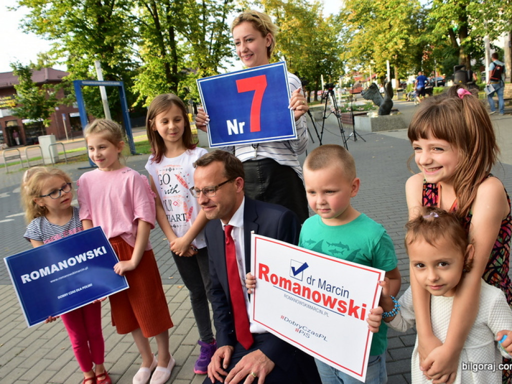 Wiceminister w Biłgoraju zainicjował kampanię wyborczą. Towarzyszył mu Zbigniew Ziobro (FOTO, VIDEO)