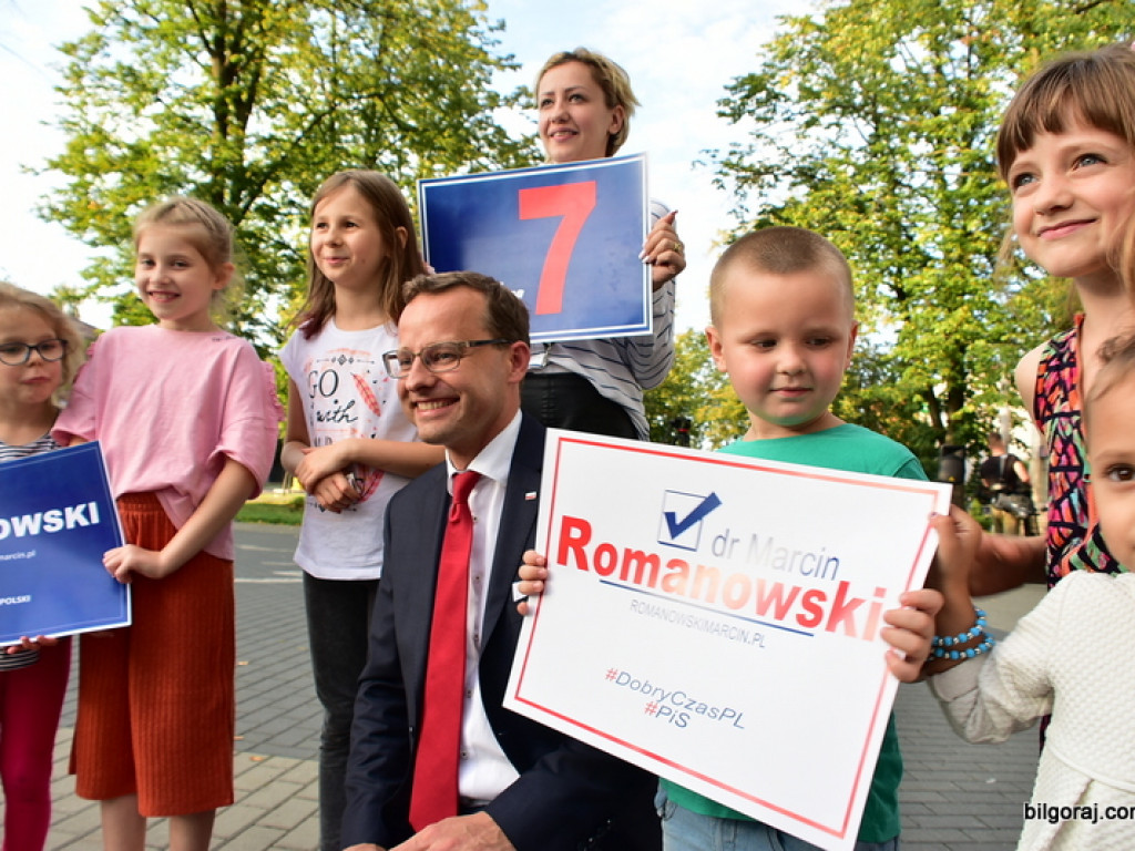 Wiceminister w Biłgoraju zainicjował kampanię wyborczą. Towarzyszył mu Zbigniew Ziobro (FOTO, VIDEO)