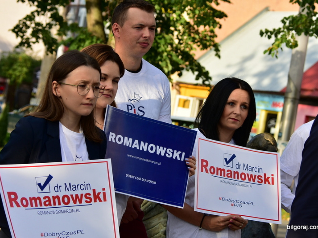 Wiceminister w Biłgoraju zainicjował kampanię wyborczą. Towarzyszył mu Zbigniew Ziobro (FOTO, VIDEO)