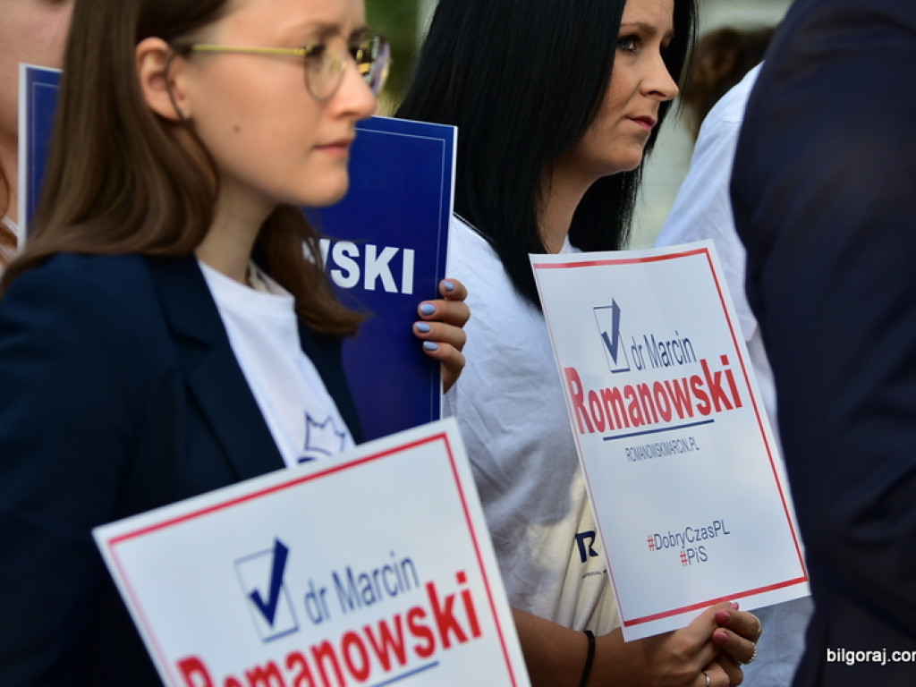 Wiceminister w Biłgoraju zainicjował kampanię wyborczą. Towarzyszył mu Zbigniew Ziobro (FOTO, VIDEO)