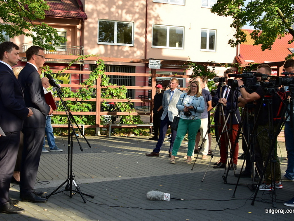Wiceminister w Biłgoraju zainicjował kampanię wyborczą. Towarzyszył mu Zbigniew Ziobro (FOTO, VIDEO)