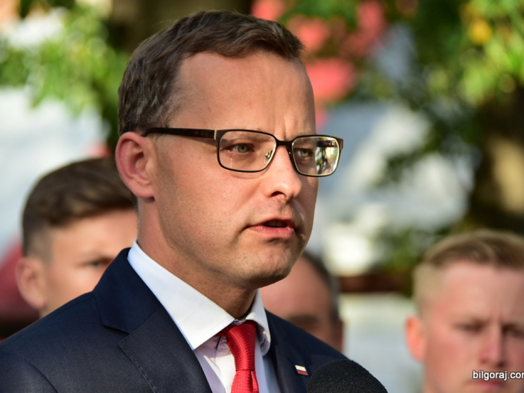 Wiceminister w Biłgoraju zainicjował kampanię wyborczą. Towarzyszył mu Zbigniew Ziobro (FOTO, VIDEO)