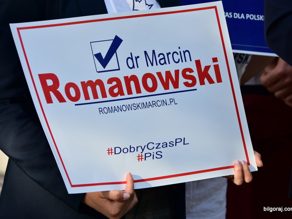 Wiceminister w Biłgoraju zainicjował kampanię wyborczą. Towarzyszył mu Zbigniew Ziobro (FOTO, VIDEO)