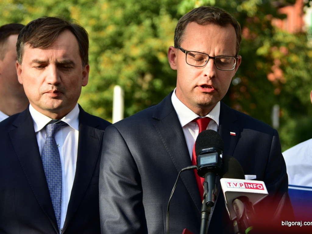 Wiceminister w Biłgoraju zainicjował kampanię wyborczą. Towarzyszył mu Zbigniew Ziobro (FOTO, VIDEO)