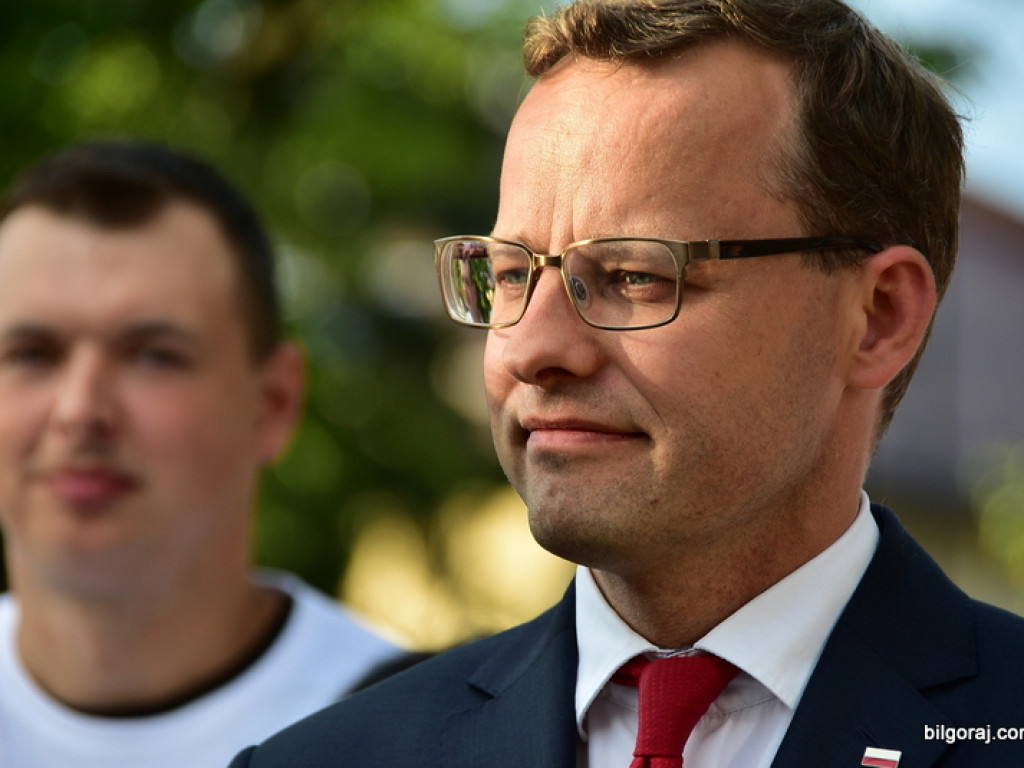 Wiceminister w Biłgoraju zainicjował kampanię wyborczą. Towarzyszył mu Zbigniew Ziobro (FOTO, VIDEO)