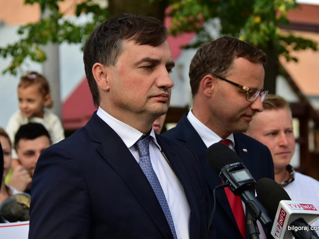 Wiceminister w Biłgoraju zainicjował kampanię wyborczą. Towarzyszył mu Zbigniew Ziobro (FOTO, VIDEO)