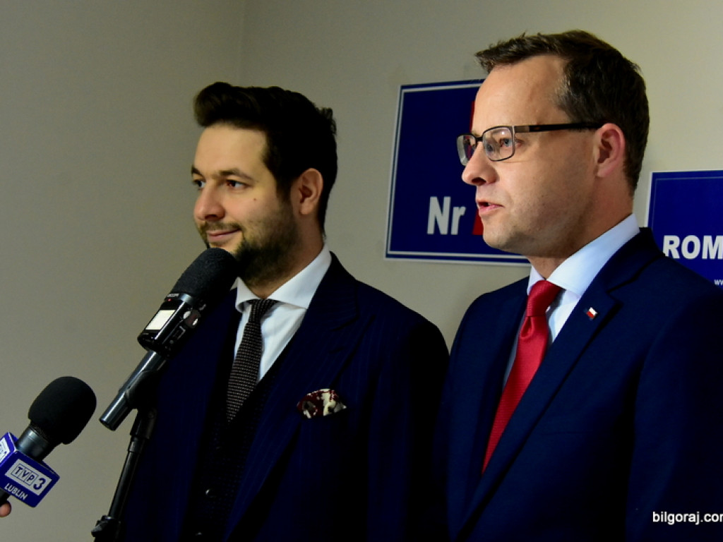 Patryk Jaki wspiera Marcina Romanowskiego (FOTO)