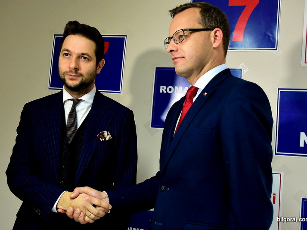 Patryk Jaki wspiera Marcina Romanowskiego (FOTO)