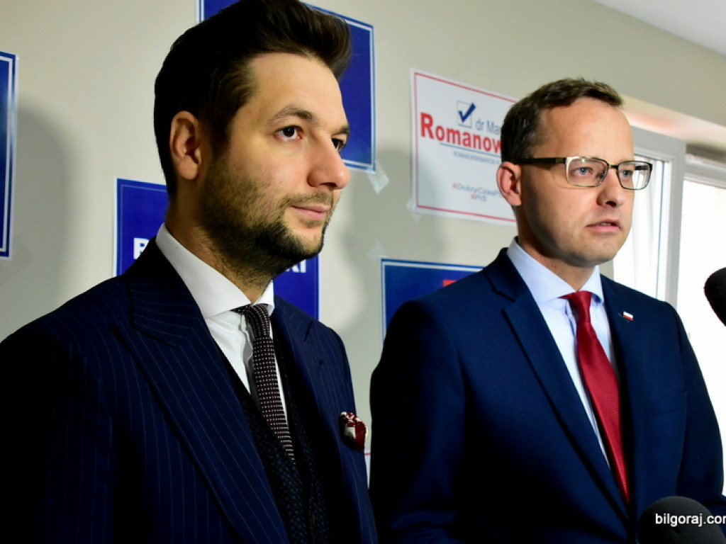 Patryk Jaki wspiera Marcina Romanowskiego (FOTO)