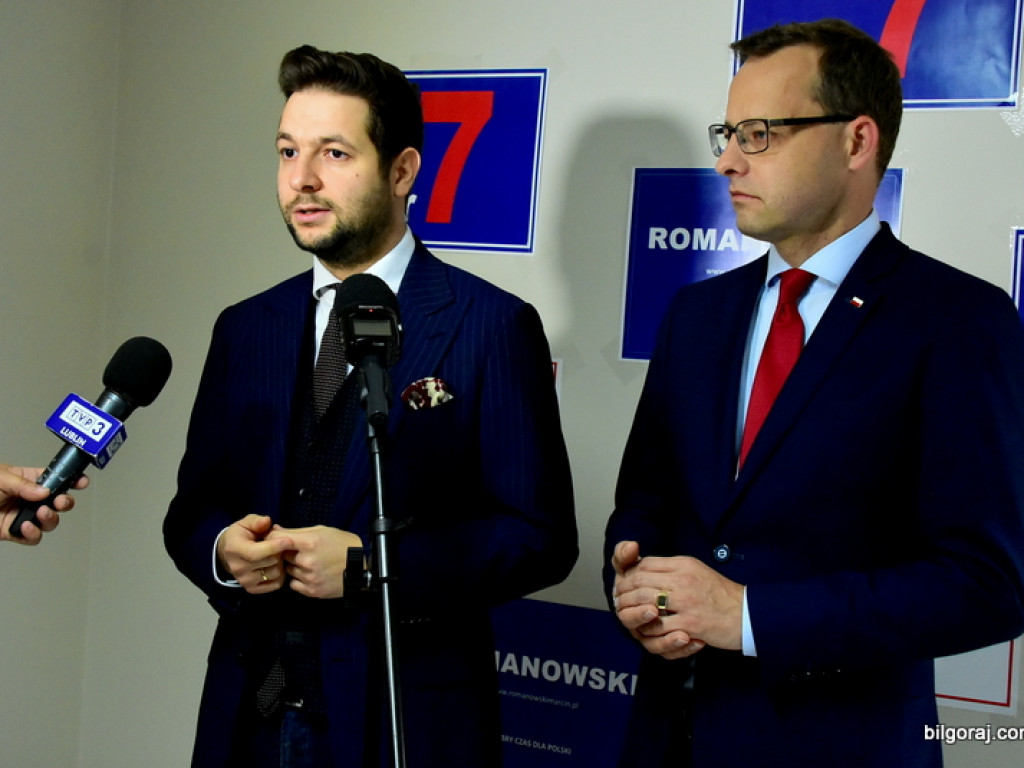 Patryk Jaki wspiera Marcina Romanowskiego (FOTO)