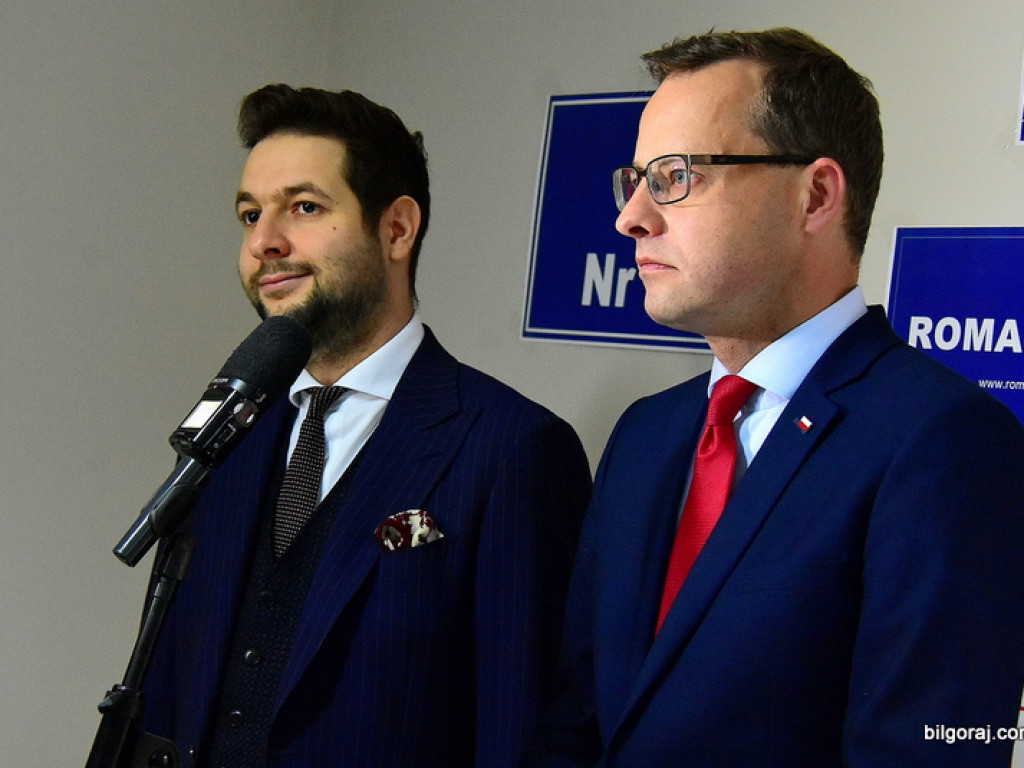 Patryk Jaki wspiera Marcina Romanowskiego (FOTO)