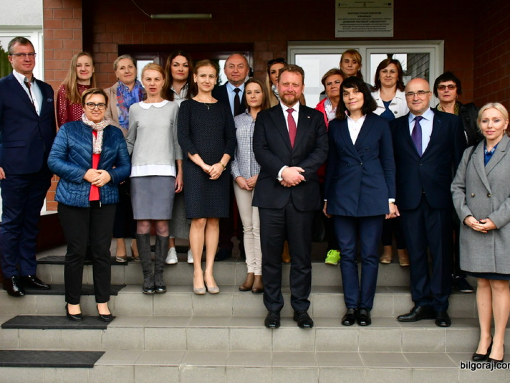 Minister zdrowia z wizytą w Medycznym Studium Zawodowym w Biłgoraju (FOTO)