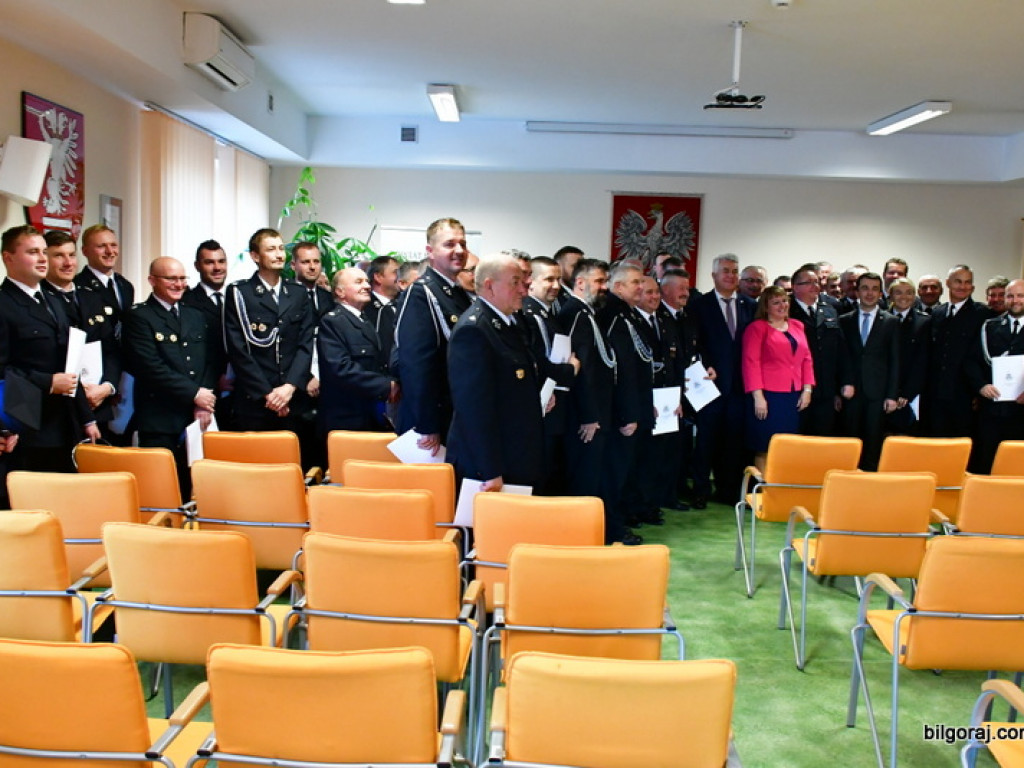 Ponad 600 tys. zł na działalność pozaratunkową dla jednostek OSP z Powiatu Biłgorajskiego (FOTO)