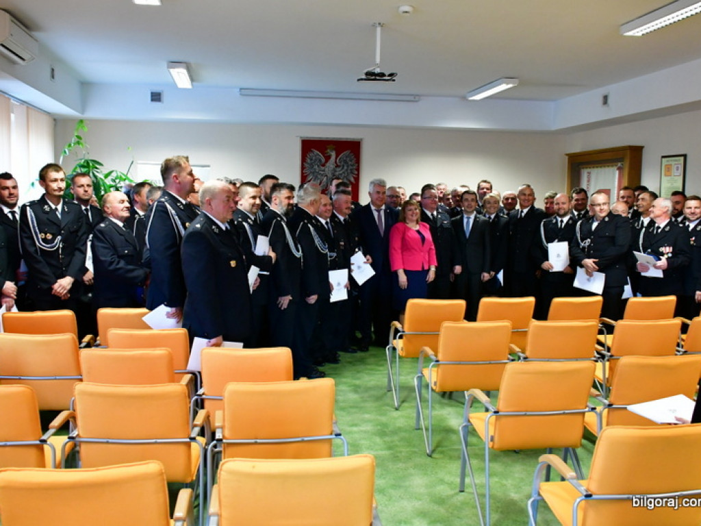 Ponad 600 tys. zł na działalność pozaratunkową dla jednostek OSP z Powiatu Biłgorajskiego (FOTO)
