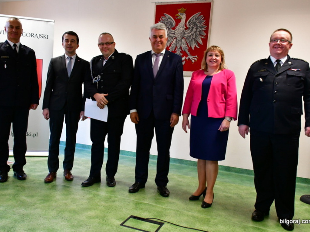 Ponad 600 tys. zł na działalność pozaratunkową dla jednostek OSP z Powiatu Biłgorajskiego (FOTO)