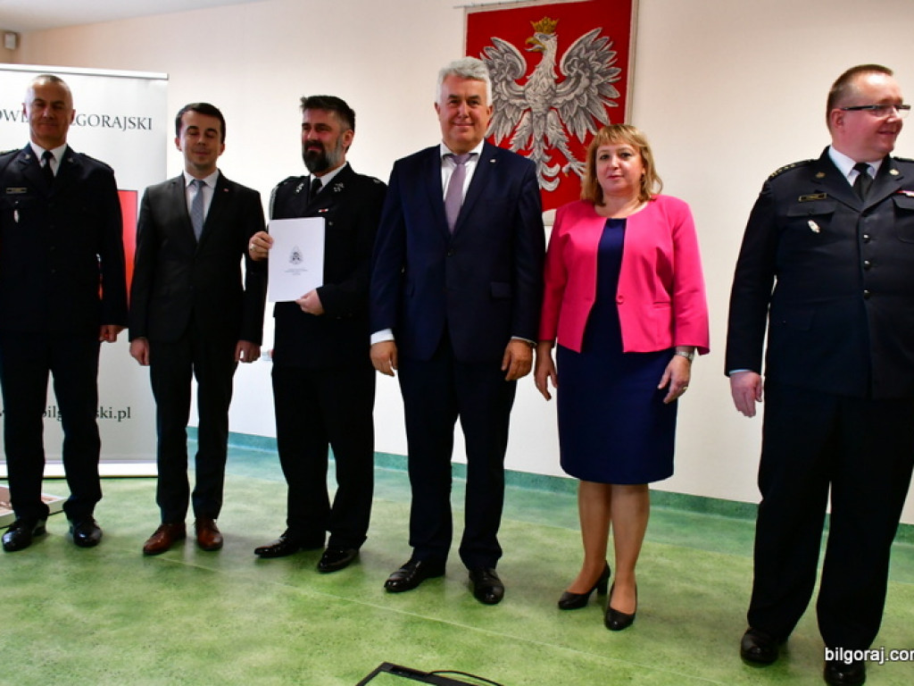 Ponad 600 tys. zł na działalność pozaratunkową dla jednostek OSP z Powiatu Biłgorajskiego (FOTO)
