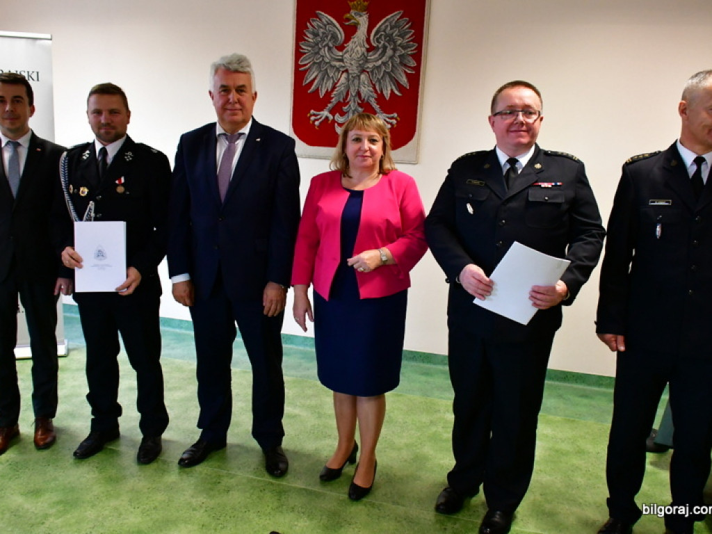 Ponad 600 tys. zł na działalność pozaratunkową dla jednostek OSP z Powiatu Biłgorajskiego (FOTO)