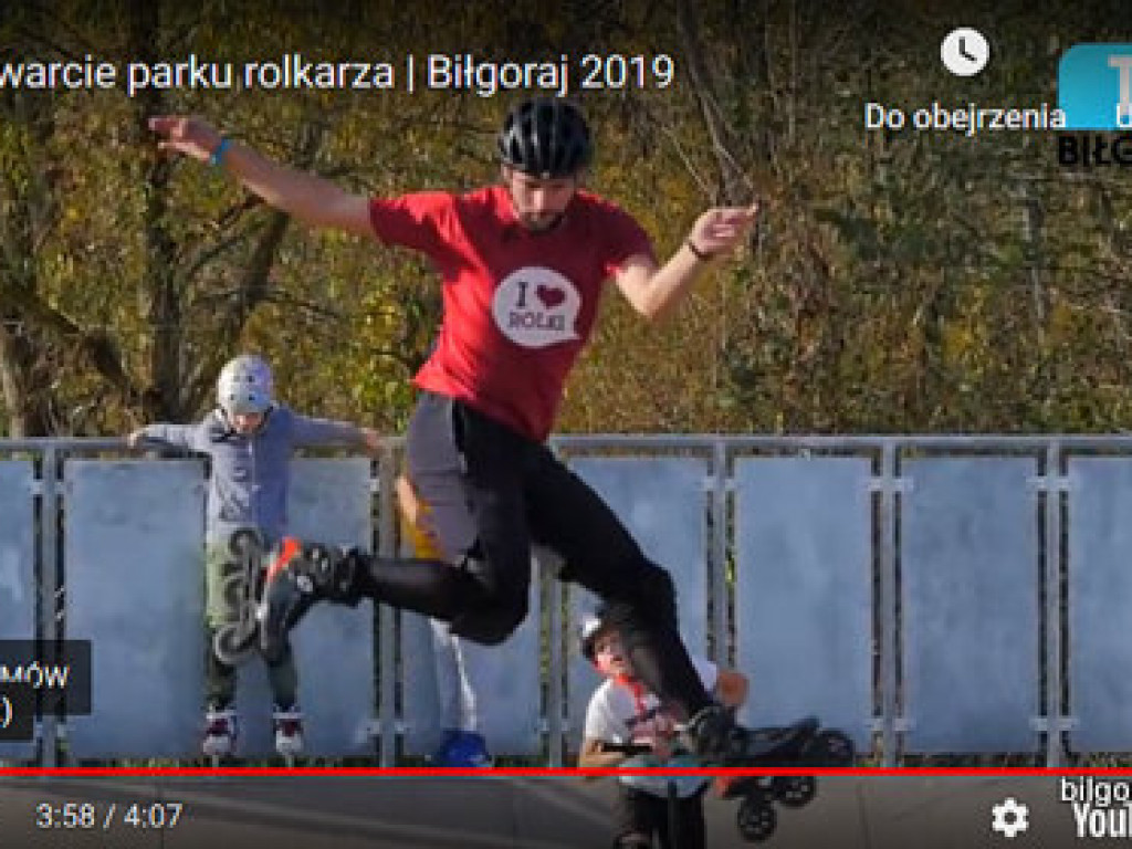 Otwarcie parku rolkarza (FOTO, VIDEO)