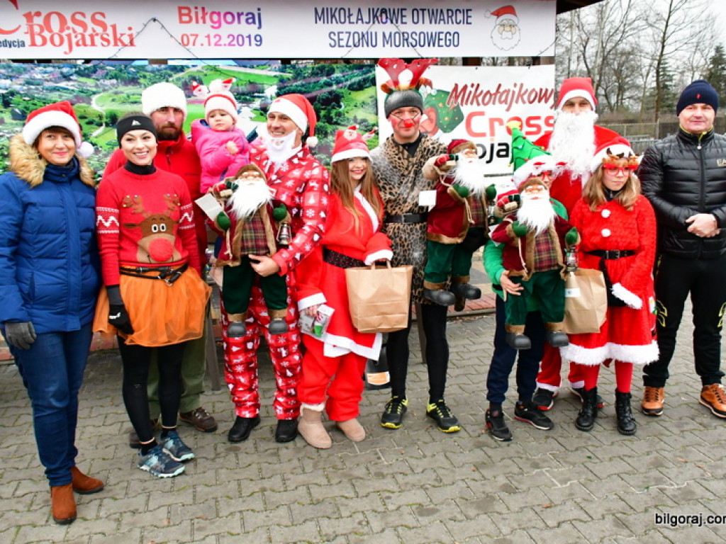Bieg mikołajkowy i IV Cross Bojarski (FOTO)