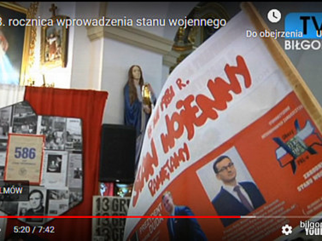 38. rocznica wprowadzenia stanu wojennego (FOTO, VIDEO)