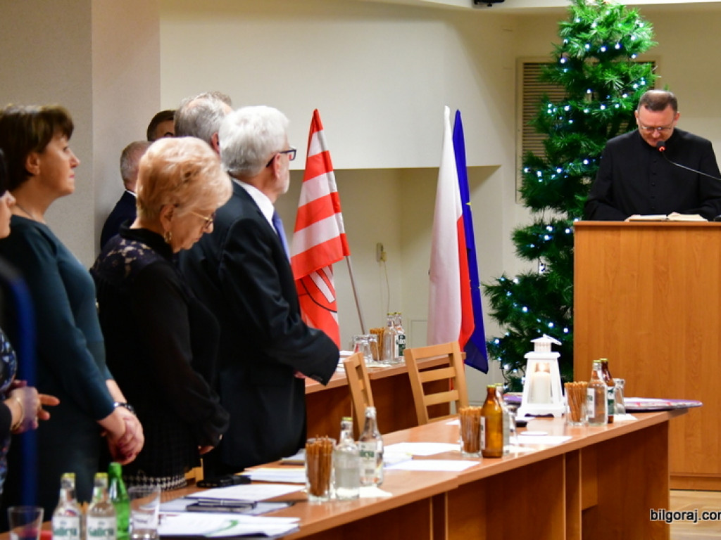 Spotkanie opłatkowe Rady Miasta Biłgoraj (FOTO)