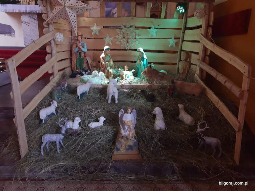 Szopki bożonarodzeniowe w kościołach Powiatu Biłgorajskiego (FOTO)