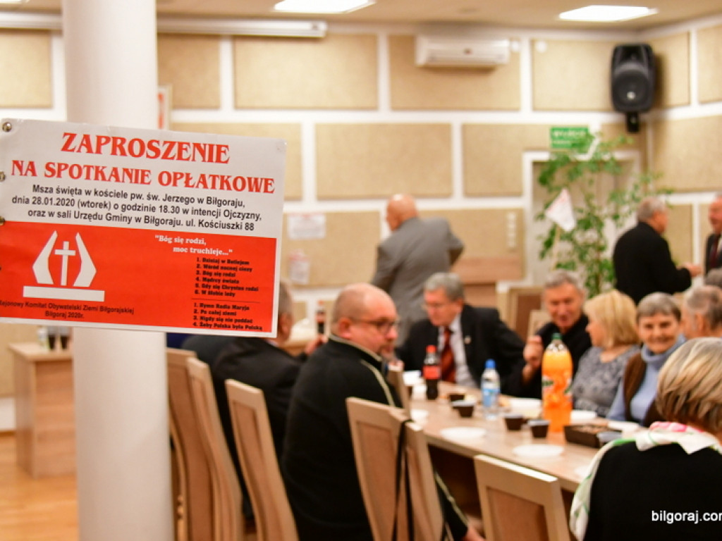 Opłatek Regionalnego Komitetu Obywatelskiego Ziemi Biłgorajskiej (FOTO)
