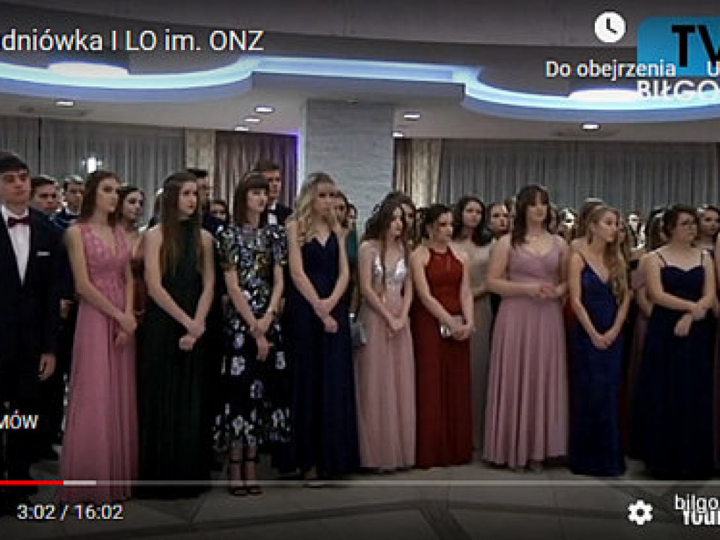 Studniówka I LO im. ONZ (FOTO, VIDEO)