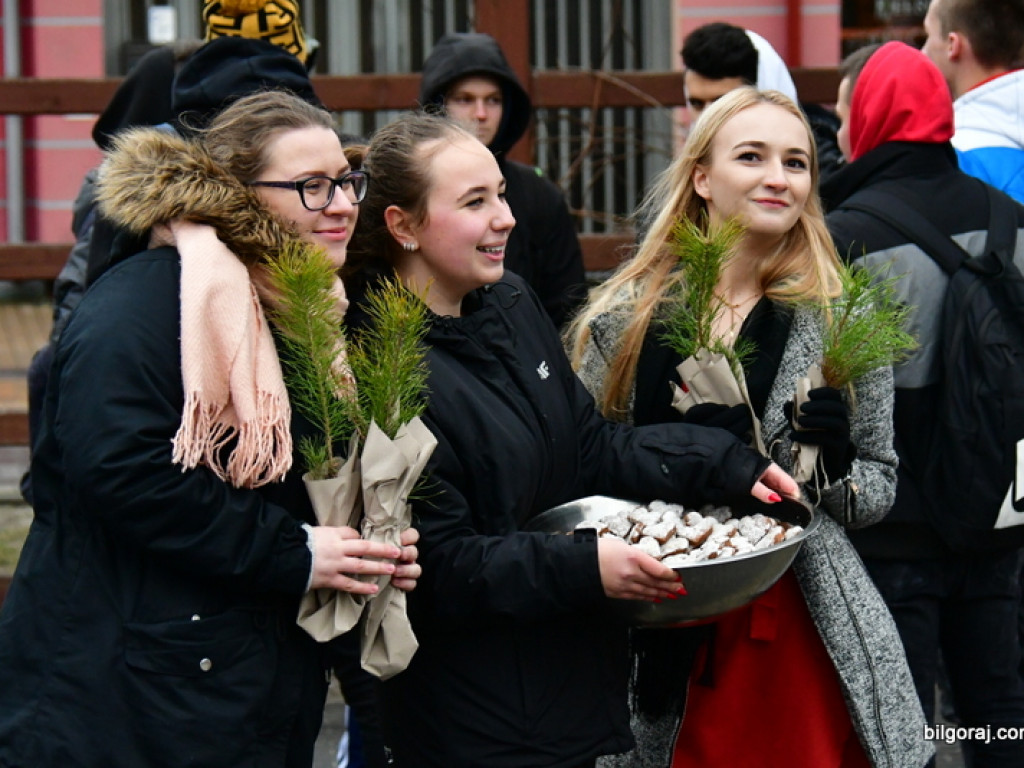 Eko - walentynki. Młodzież rozdawała sadzonki drzew i rozmawiała o ekologii (FOTO)