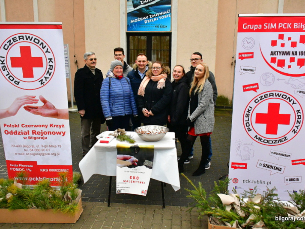 Eko - walentynki. Młodzież rozdawała sadzonki drzew i rozmawiała o ekologii (FOTO)
