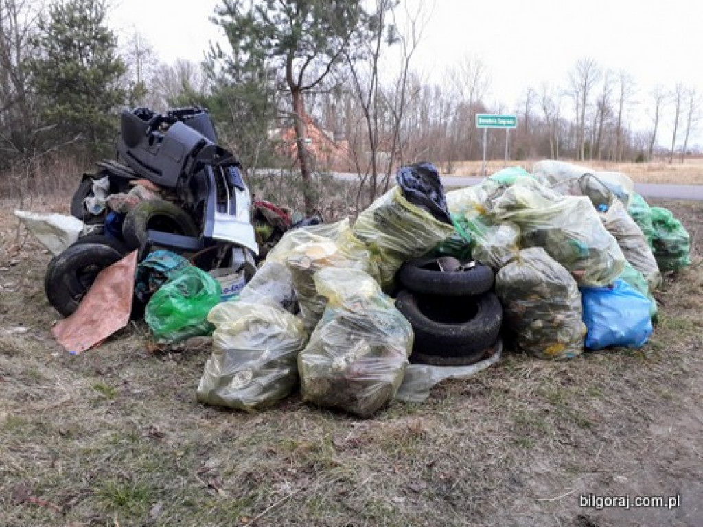 Eko - Challenge i sprzątanie lasu Dereźnia - Wola Dereźniańska - Sól (FOTO)