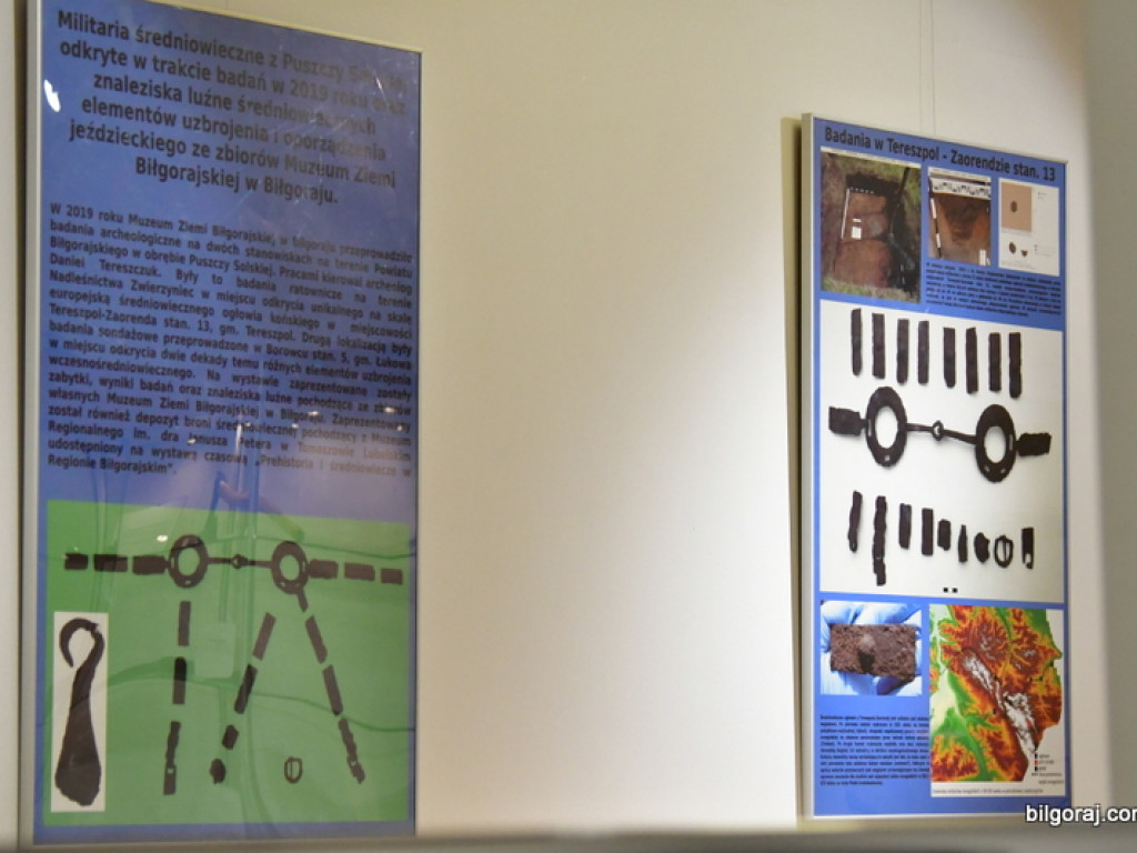 Wystawa archeologiczna w Muzeum Ziemi Biłgorajskiej w Biłgoraju (FOTO)