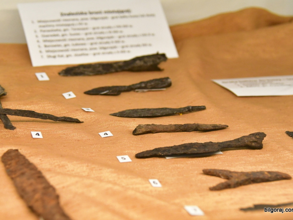 Wystawa archeologiczna w Muzeum Ziemi Biłgorajskiej w Biłgoraju (FOTO)