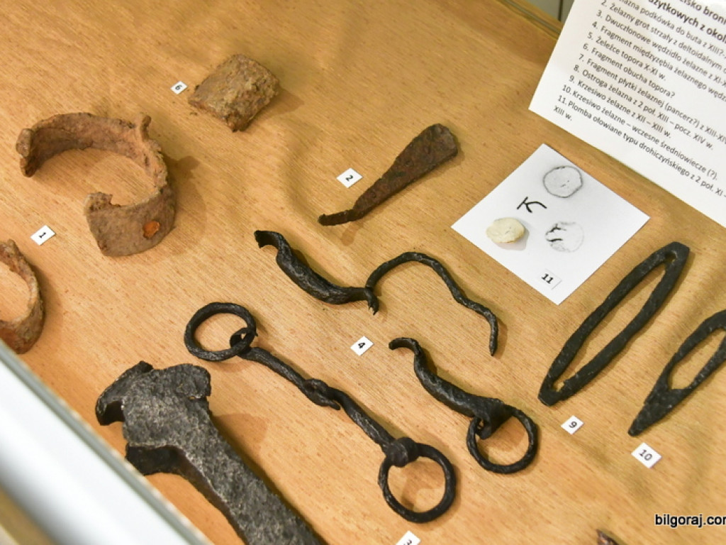 Wystawa archeologiczna w Muzeum Ziemi Biłgorajskiej w Biłgoraju (FOTO)