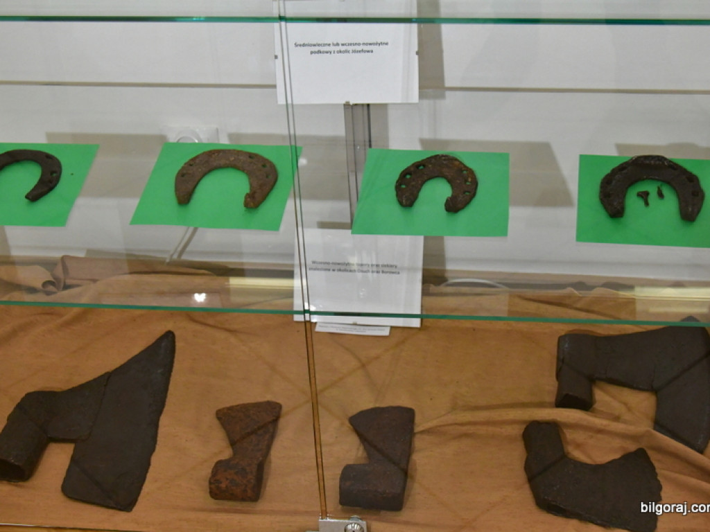 Wystawa archeologiczna w Muzeum Ziemi Biłgorajskiej w Biłgoraju (FOTO)