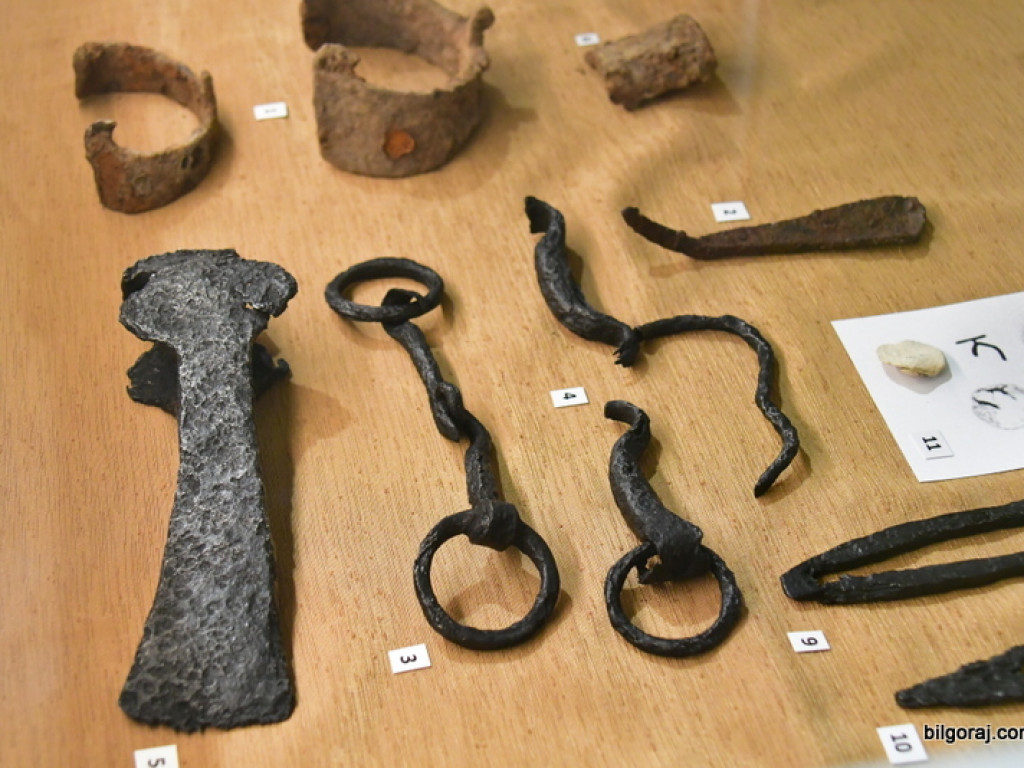 Wystawa archeologiczna w Muzeum Ziemi Biłgorajskiej w Biłgoraju (FOTO)