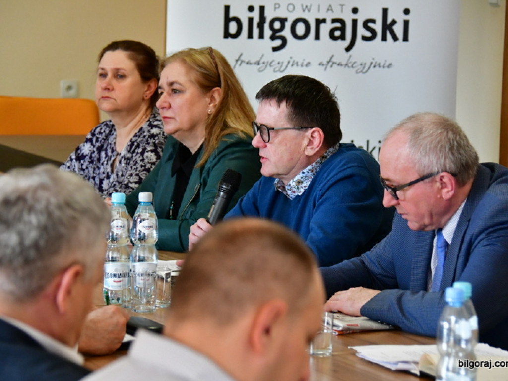 Narada w Starostwie Powiatowym w Biłgoraju. Tematem koronawirus (FOTO)