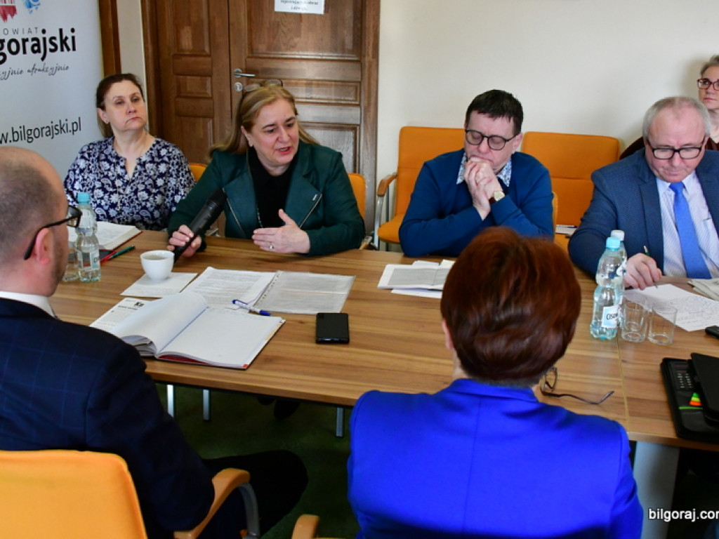 Narada w Starostwie Powiatowym w Biłgoraju. Tematem koronawirus (FOTO)