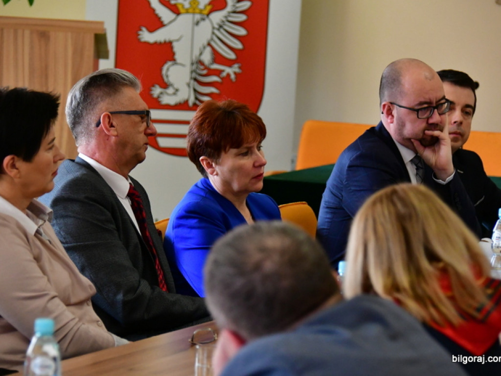 Narada w Starostwie Powiatowym w Biłgoraju. Tematem koronawirus (FOTO)