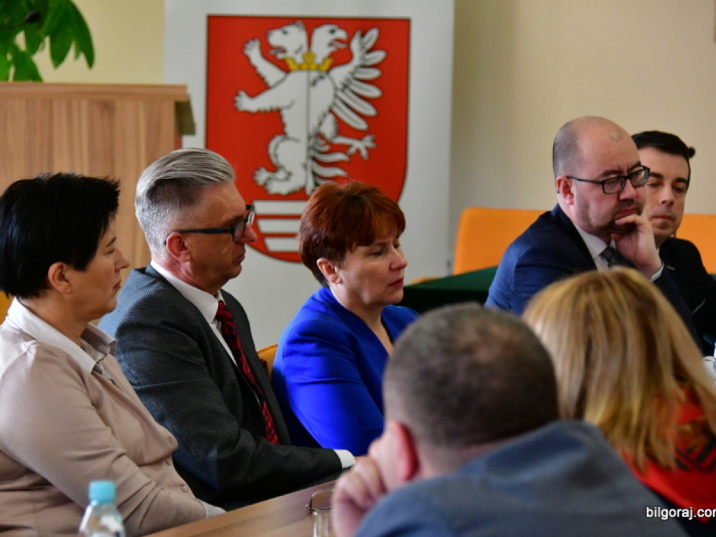Narada w Starostwie Powiatowym w Biłgoraju. Tematem koronawirus (FOTO)