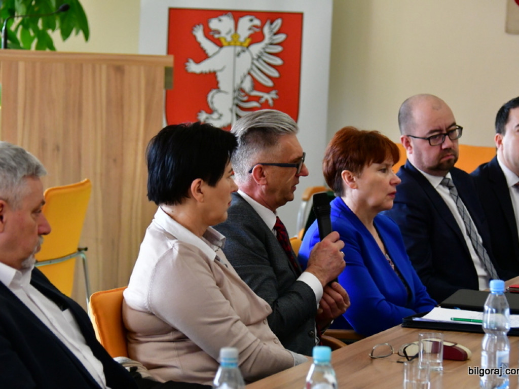 Narada w Starostwie Powiatowym w Biłgoraju. Tematem koronawirus (FOTO)