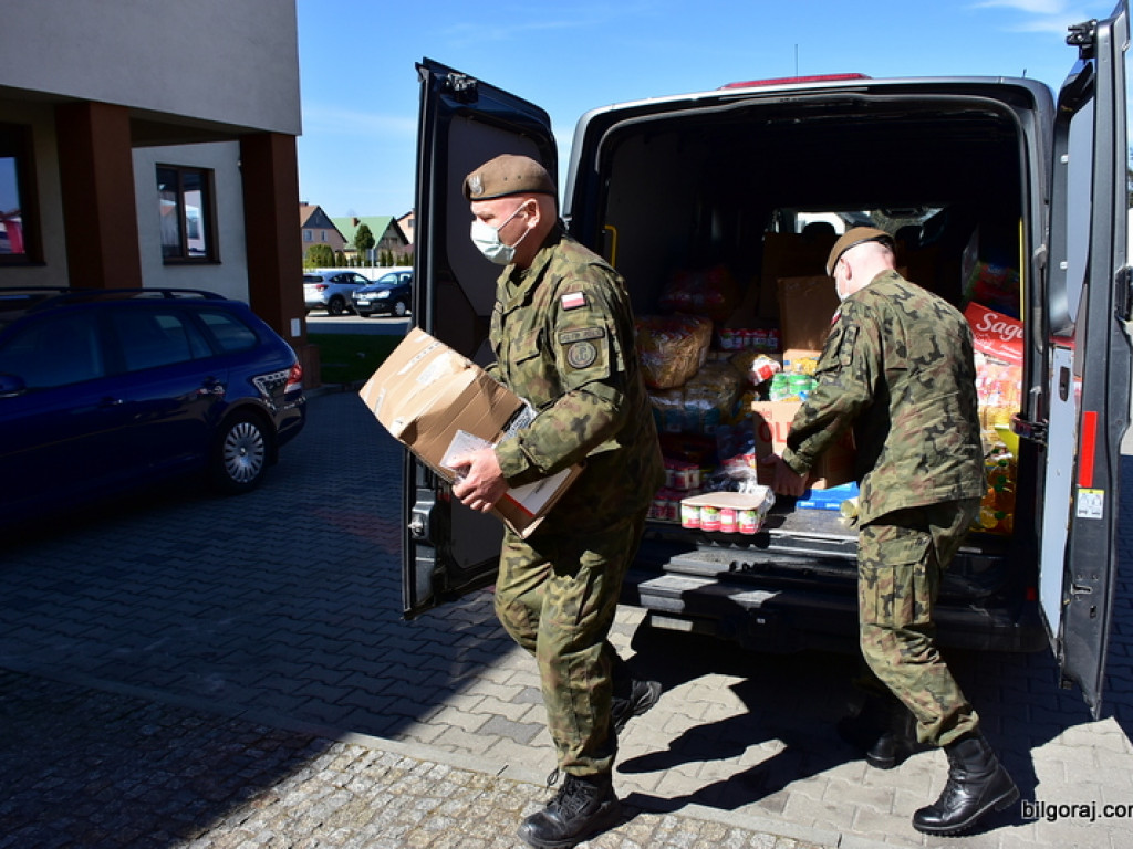 Współpraca WOT i Caritas w rozdysponowaniu darów dla potrzebujących (FOTO, VIDEO)