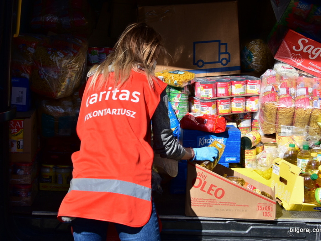 Współpraca WOT i Caritas w rozdysponowaniu darów dla potrzebujących (FOTO, VIDEO)