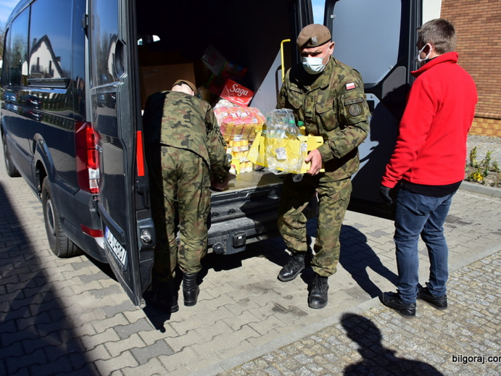 Współpraca WOT i Caritas w rozdysponowaniu darów dla potrzebujących (FOTO, VIDEO)