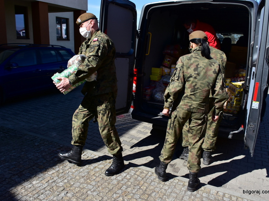 Współpraca WOT i Caritas w rozdysponowaniu darów dla potrzebujących (FOTO, VIDEO)